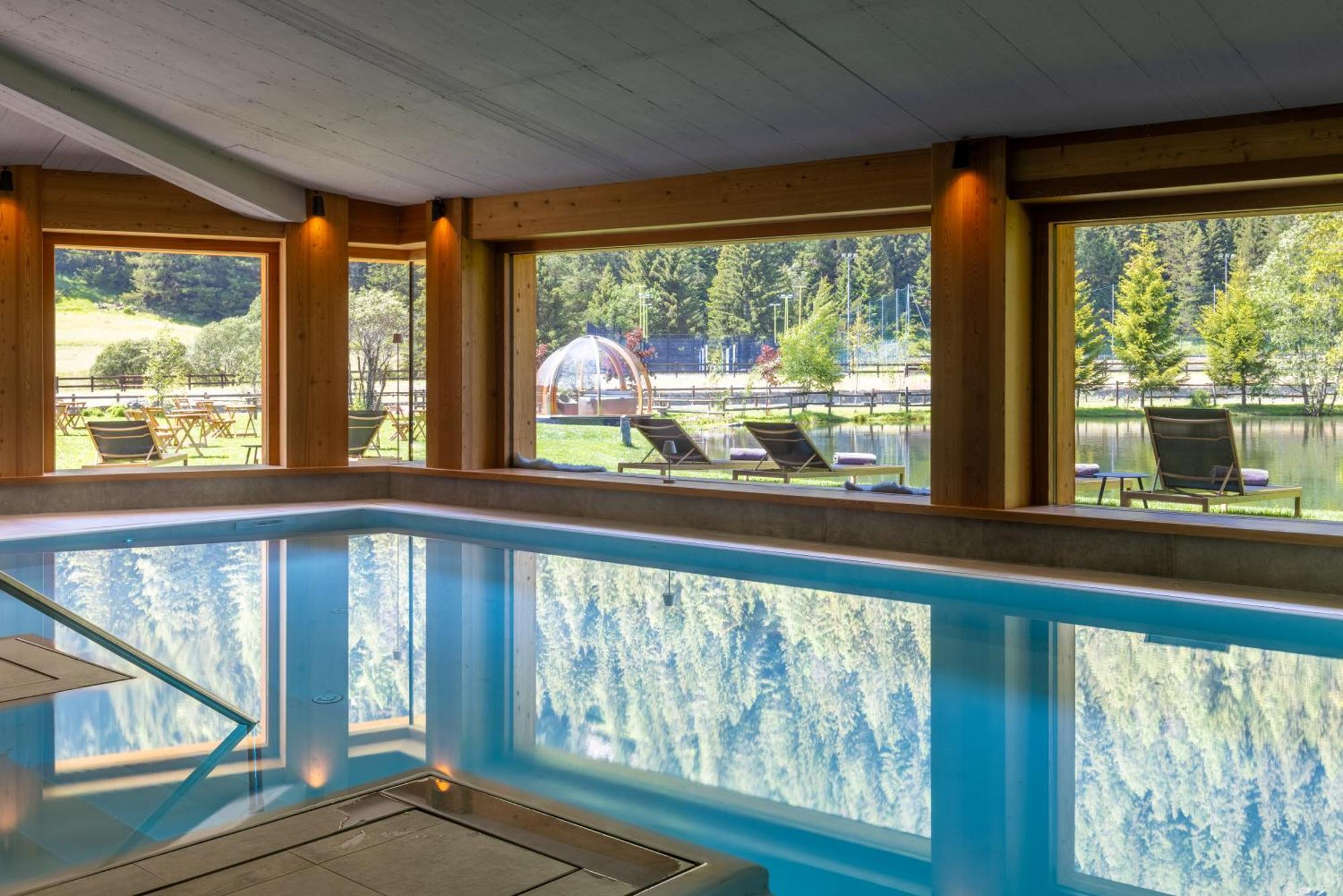 Au Charmant Petit Lac - Ecohotel Parc & Spa Champoluc Exterior foto
